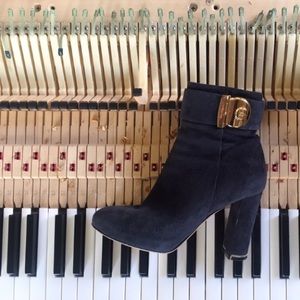 Salvatore Ferragamo suede booties